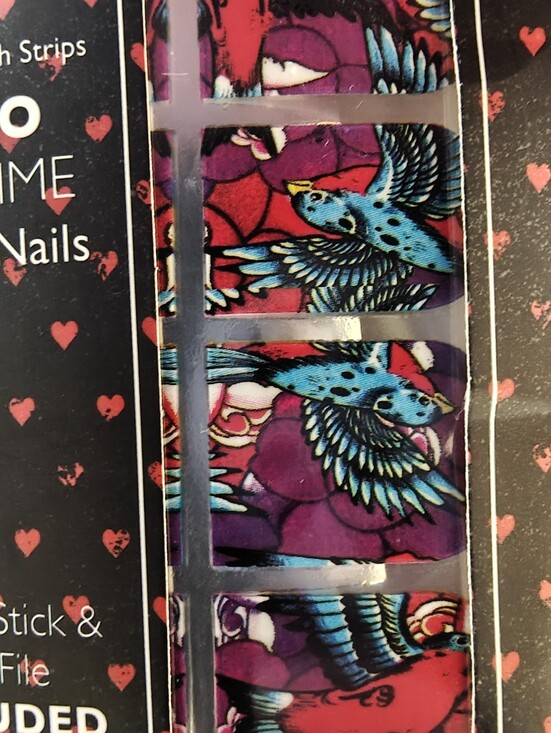 Iron Fist Other - Iron Fist Nail Polish Strips 12 Count Multicolor Gloss Effect Rockabilly Tattoo